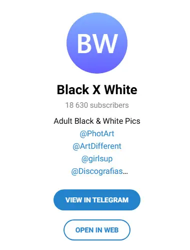 Black X White