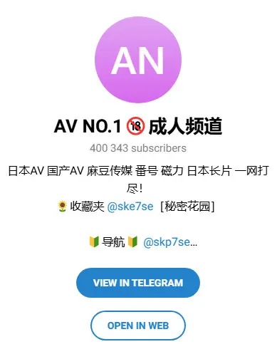 AV NO.1?成人频道