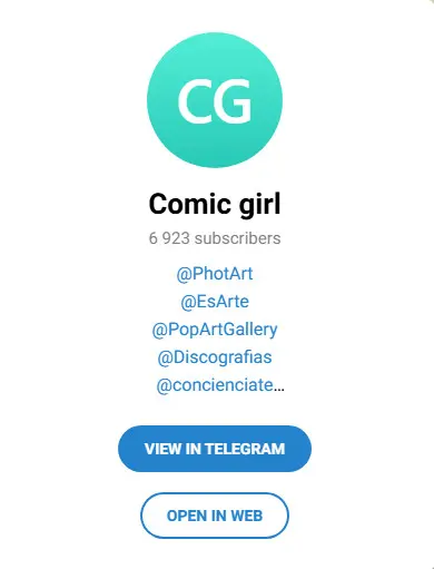 Comic girl