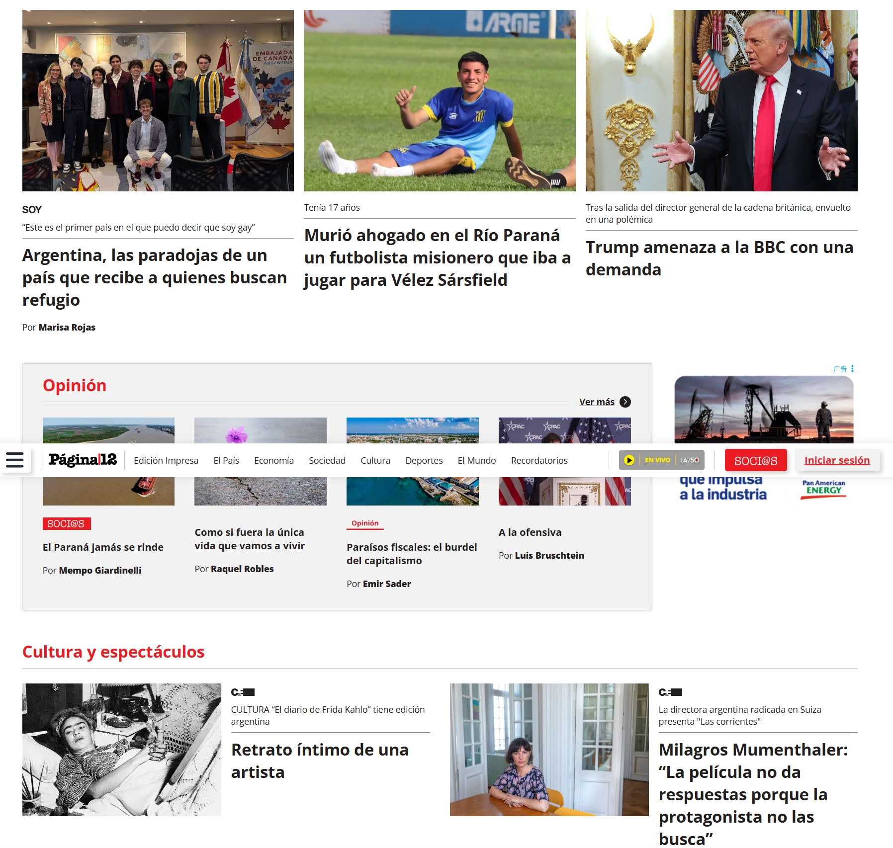 第十二页报(Página 12)