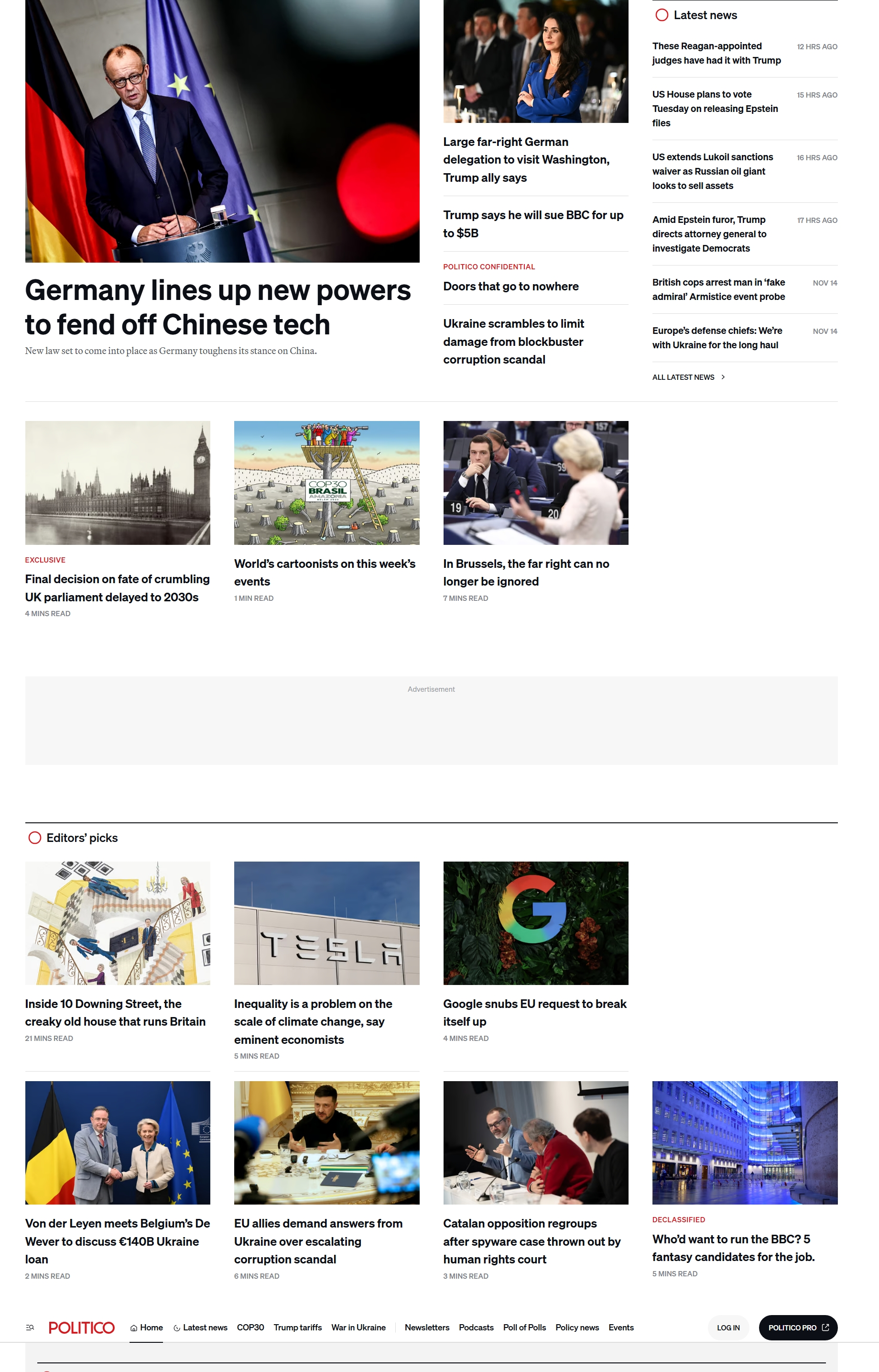 欧洲政治周报(Politico)