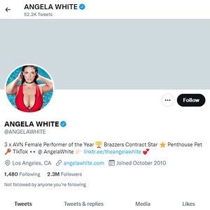 Angela White 推特 (Angela White Twitter)