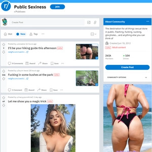 Reddit 公共性行为 (Reddit Public Sex)